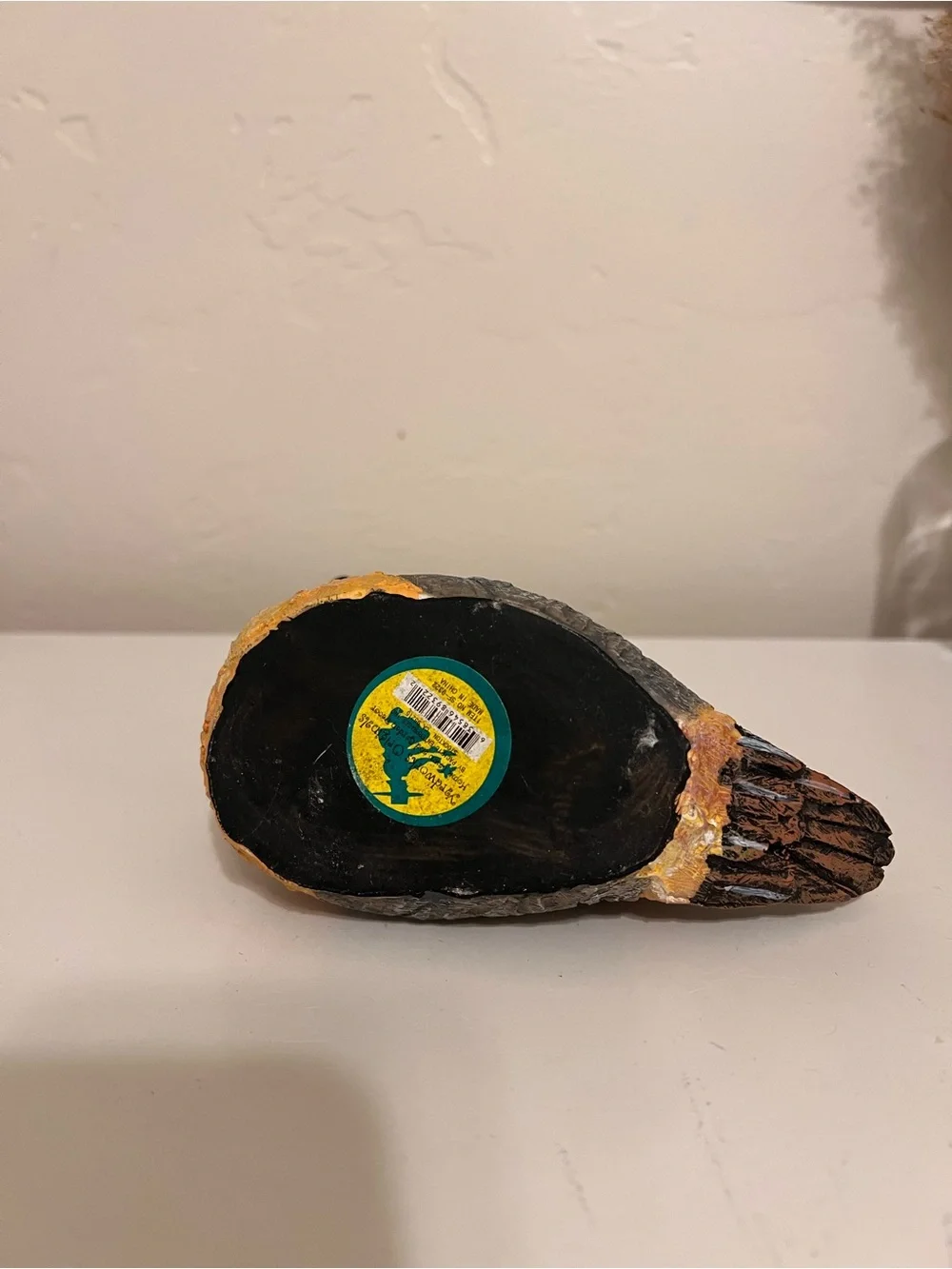 Vintage Green Winged Teal Duck Figurine by Sun Products Taiwan